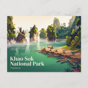 Khao Sok Nationalpark Thailand Postkarte