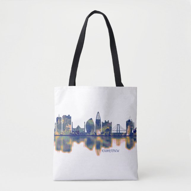 Khartoum Skyline Tasche (Vorderseite)