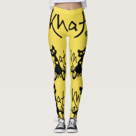 Khat Logo-Leggings GELB Leggings