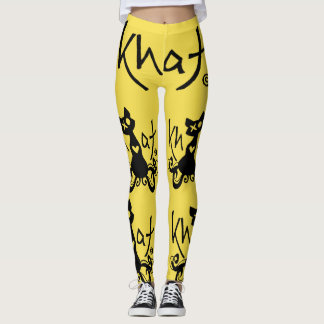 Khat Logo-Leggings GELB Leggings