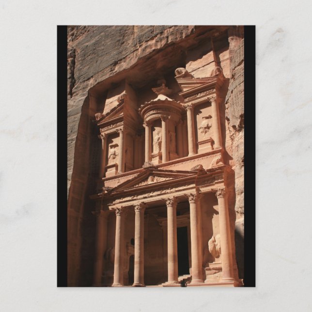 Khazneh Petra Treasury Postkarte (Vorderseite)