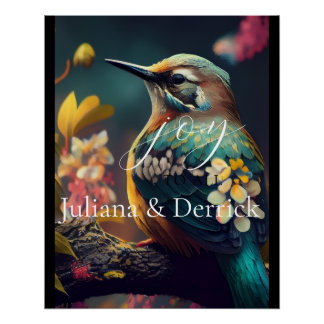 Khem Kolibri Glanzposter 20 x 25 Poster