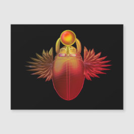 Kherpi Gott der aufsteigenden Sonne, Scharfkäfer. Magnetkarte