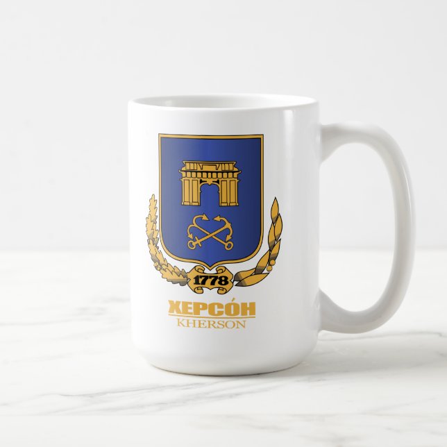 Kherson COA Kaffeetasse (Rechts)