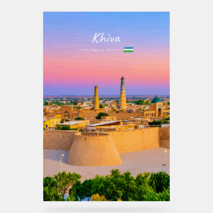 Khiva, Ouzbékistan - Skyline d'une forteresse anci