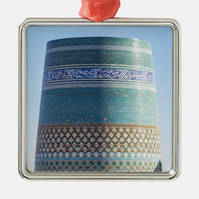 Khiva, Usbekistan - Kalta Minor Minaret Ornament Aus Metall (Vorne)