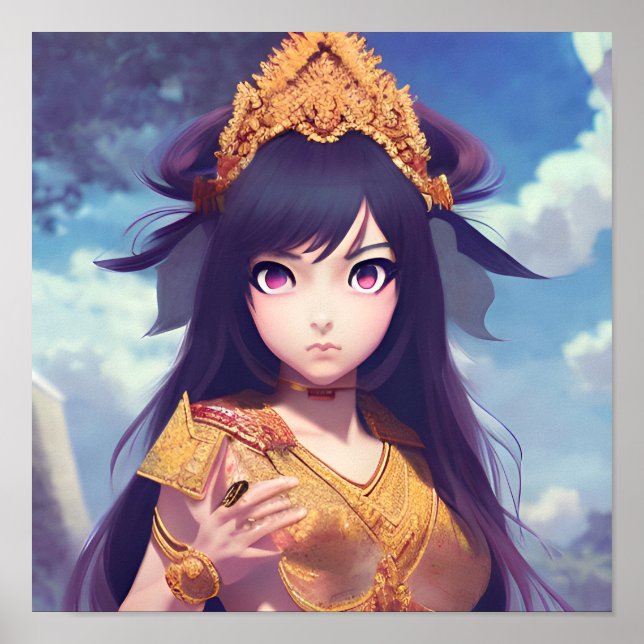 Khmer Apsara Poster 5 (Vorne)