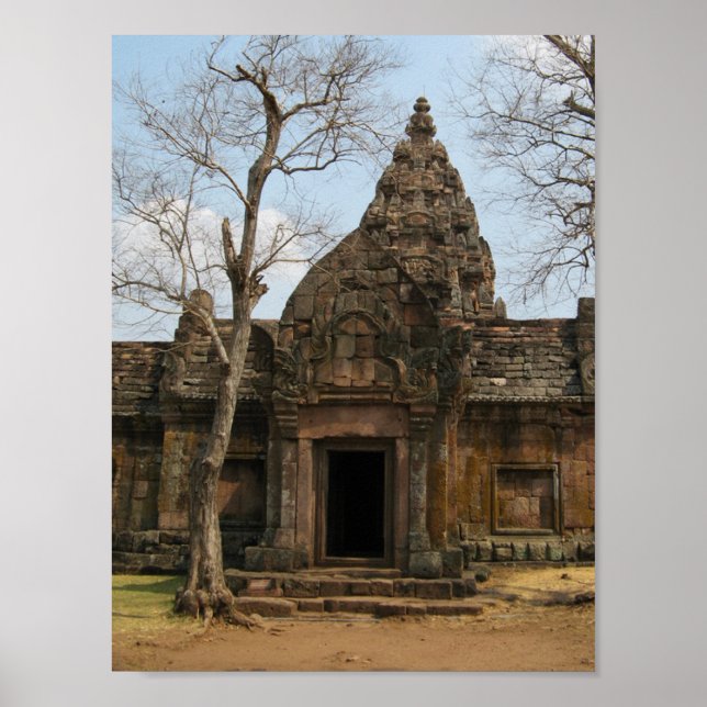Khmer Castle ... Buriram, Isaan, Thailand Poster (Vorne)
