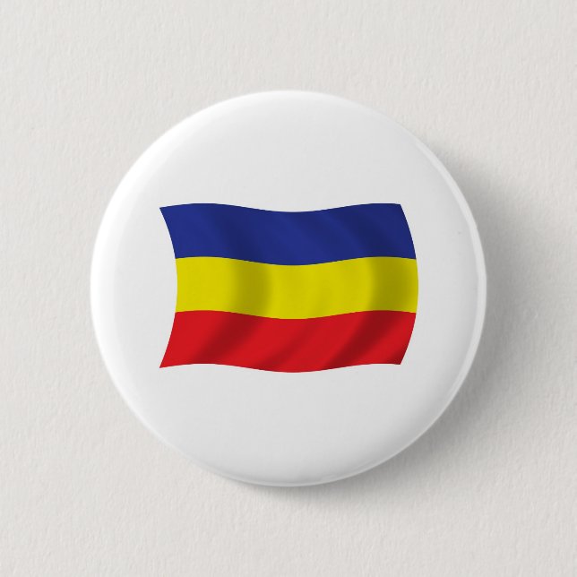 Khmer Kampuchea Krom Flag Button (Vorderseite)