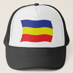 Khmer Kampuchea Krom Flag Hat Truckerkappe