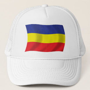 Khmer Kampuchea Krom Flag Hat Truckerkappe