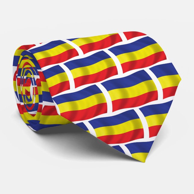 Khmer Kampuchea Krom Flagge Krawatte (Gerollt)