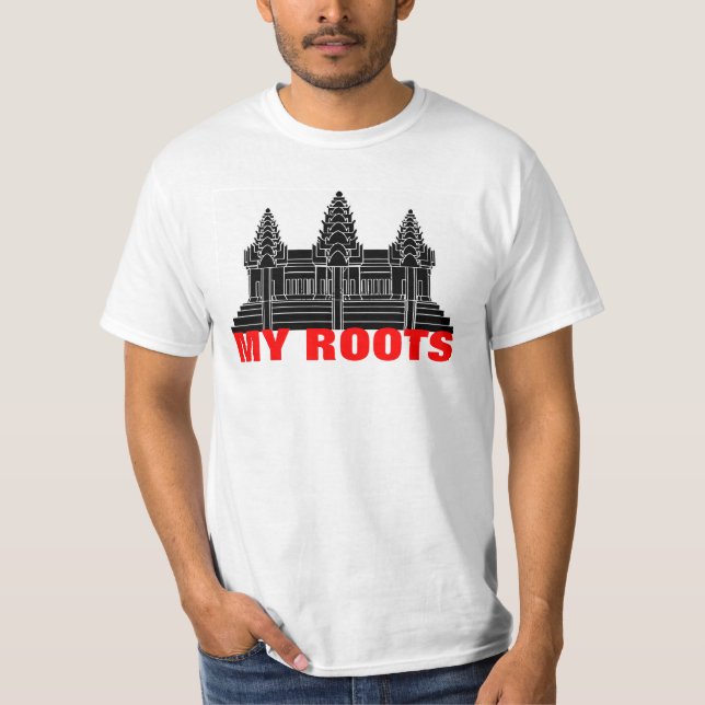 Khmer-Stolz: Mein Roots2 T-Shirt (Vorderseite)