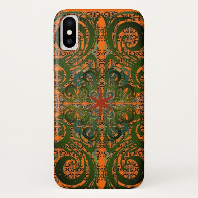 Khokhloma Exotique iPhone Case (Rückseite)