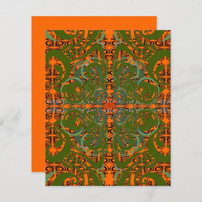 Khokhloma Exotique pattern (Vorne/Hinten)