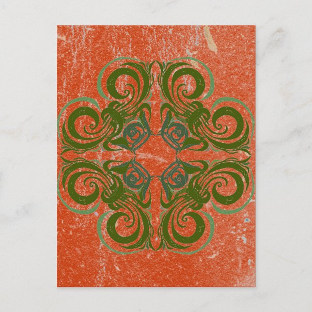 Khokhloma Exotique Postkarte (Vorderseite)