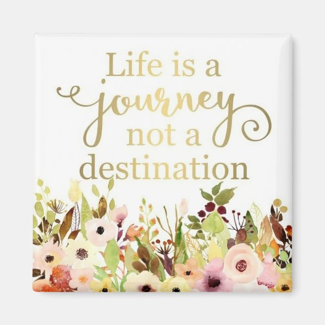 KHS Life est un voyage pas un aimant de destinatio (Devant)