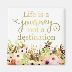 KHS Life ist eine Reise nicht ein Ziel-Magnet Magnet