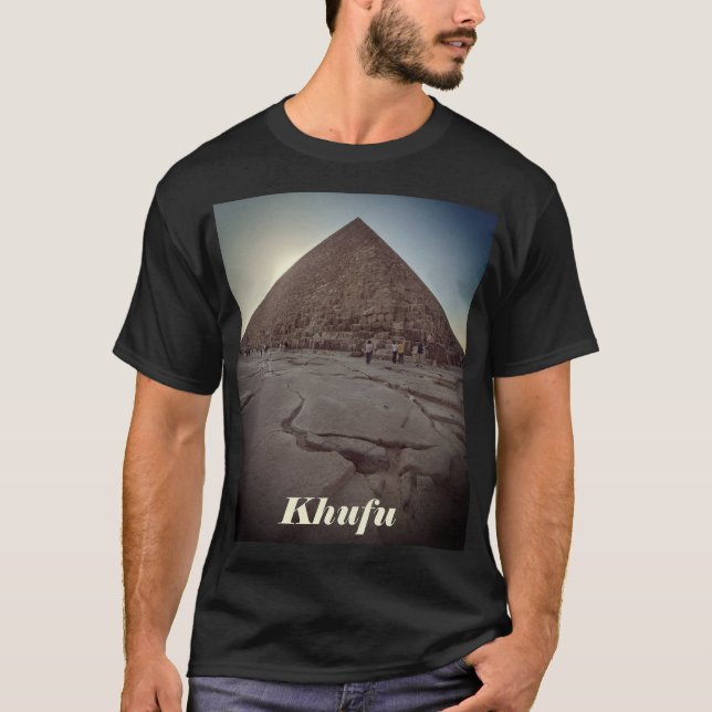 Khufus Pyramide in Gizeh T-Shirt (Vorderseite)