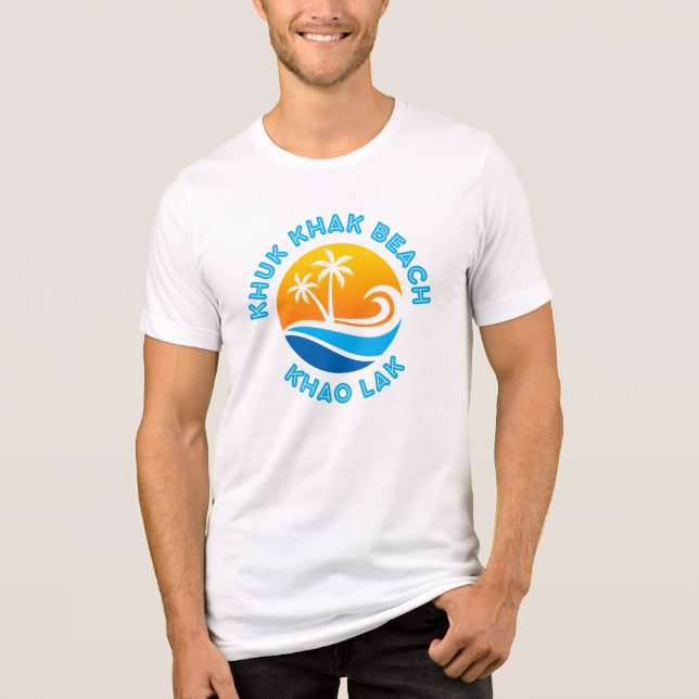 KHUK KHAT BEACH-KHAO LAK Tri-Blend SHIRT (Vorderseite)