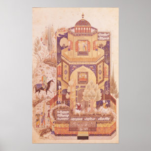 Khusrau vor dem Palast von Shirin Poster