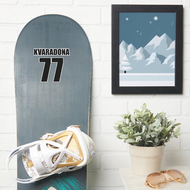 Khvicha Kvaratskhelia Aufkleber (Snowboard)