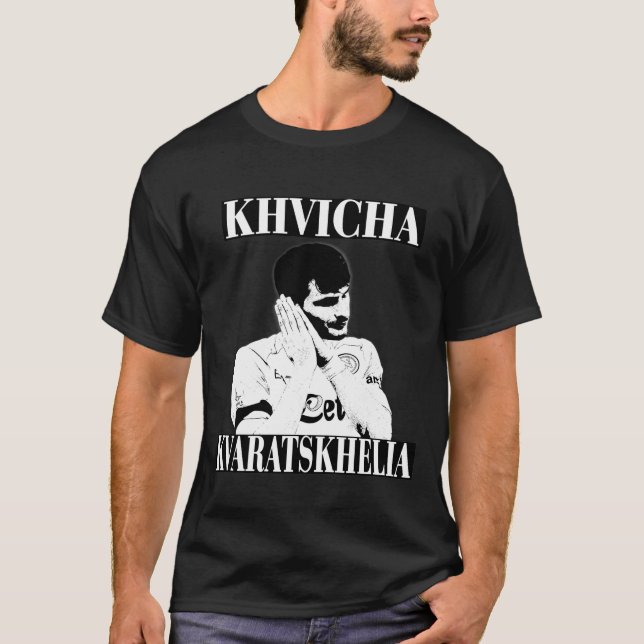 Khvicha Kvaratskhelia T-Shirt (Vorderseite)