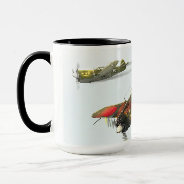 Ki-43 Oscar avion Mug (Gauche)