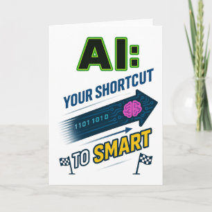 KI-Abkürzung für intelligente, sonnige künstliche  Karte
