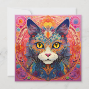 KI-Blume Feiertagskarte