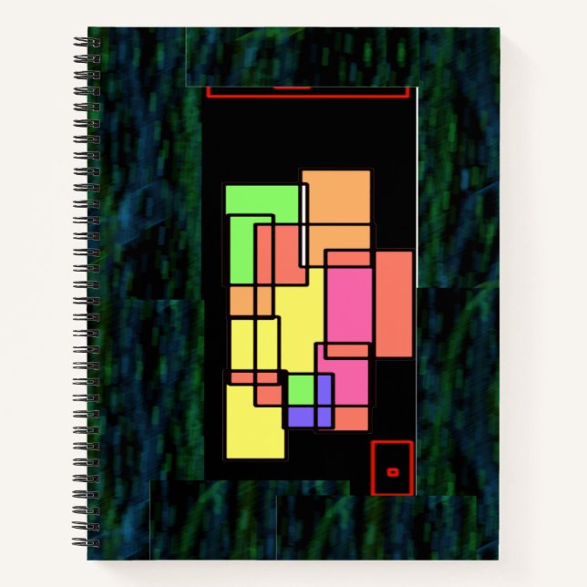 KI DER ZUKUNFT (Spiralheft) Notizbuch (Vorderseite)