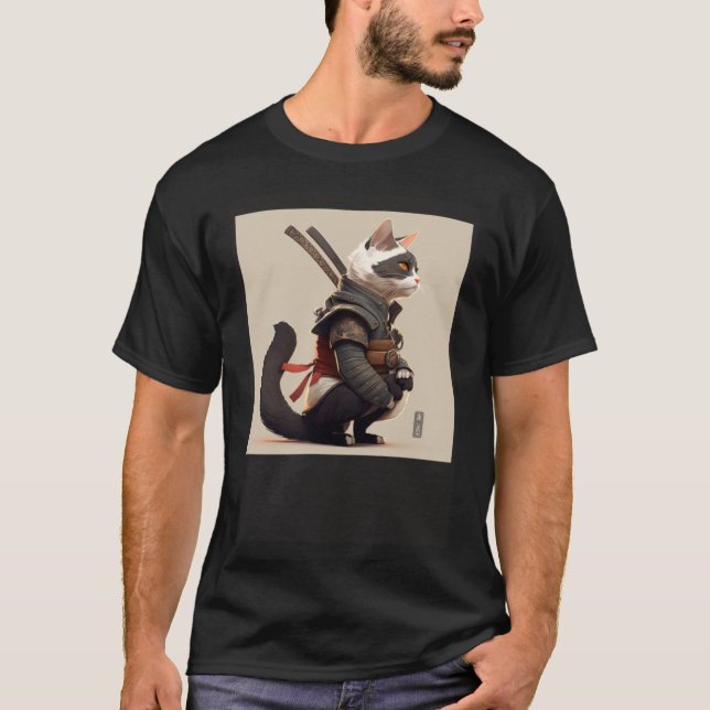 KI-Katze T-Shirt (Vorderseite)