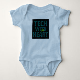 KI: Tech mit Herz Frosch Baby Strampler