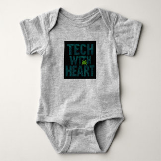 KI: Tech mit Herz Frosch Baby Strampler