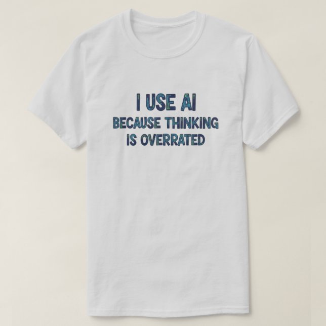 KI Text Unisex T-Shirt (Design vorne)