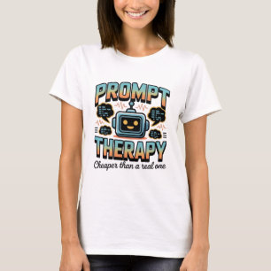 KI-Therapie-Grafik – Prompt-Engineering-Design T-Shirt