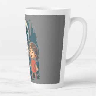 KI- und Roboterfiguren – futuristisches Design Kol Milchtasse