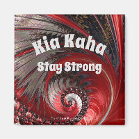 Kia Kaha - Restez fort Réfrigérateur Magnet