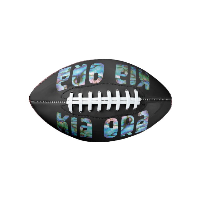 KIA ORA KIWI GREETING PAUA FOOTBALL (Vorderseite)