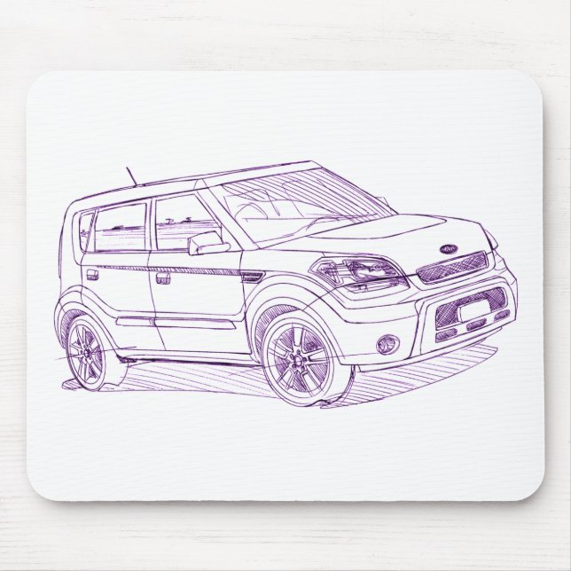 KIA-Soul 2008+ Mousepad (Vorne)