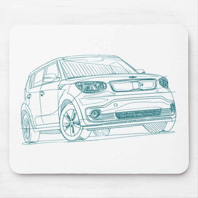 KIA-Soul EV 2015 Mousepad (Vorne)