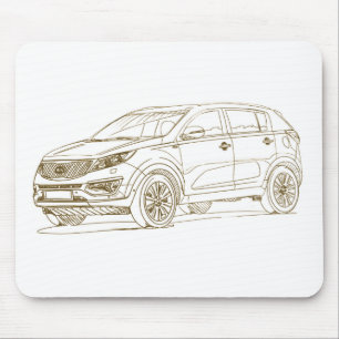 Kia Sportage 2014 Mousepad