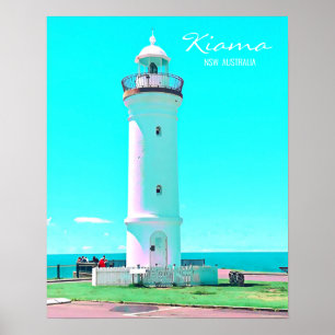 Kiama Leuchtturm NSW Australien Poster