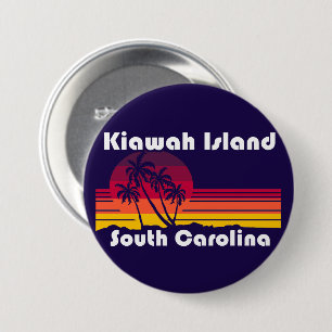 Kiawah Island Beach South Carolina Button