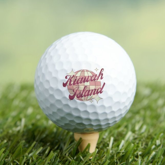 Kiawah Island Golfball-Golfer-Geschenk Golfball (Von Creator hochgeladen)