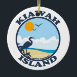 Kiawah Island. Keramik Ornament<br><div class="desc">Kiawah Island.</div>