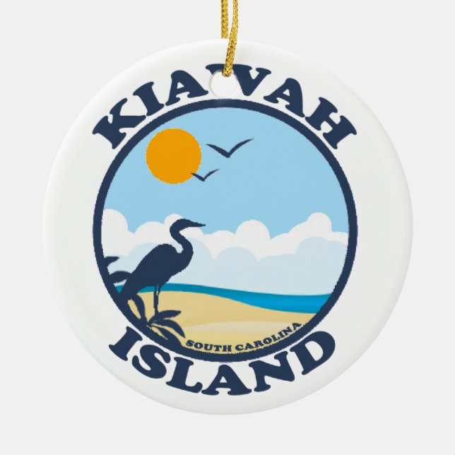 Kiawah Island. Keramik Ornament (Vorne)