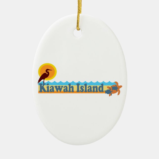 Kiawah Island. Keramik Ornament (Vorne)