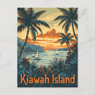Kiawah Island Vintage Postkarte