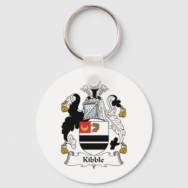 Kibble Familienwappen Schlüsselanhänger (Vorderseite)